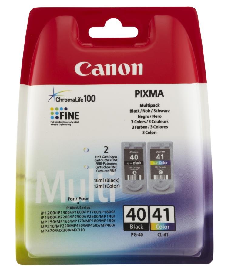 108444 Canon 0615B043 Blekk CANON PG40/CL41 Multipack (2) 